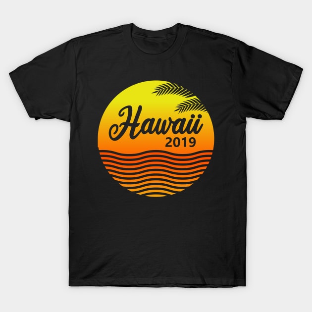 Hawaii Family Vacation 2019 Souvenir T-Shirt by SiGo